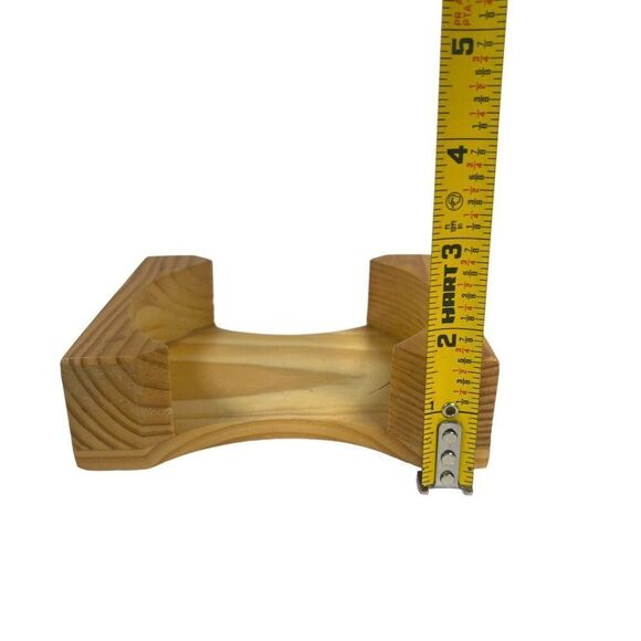 Handcrafted Stone Coasters With Wooden Holder Set Of 4 4" Diameter Onyx With Lip - Picture 3 of 16